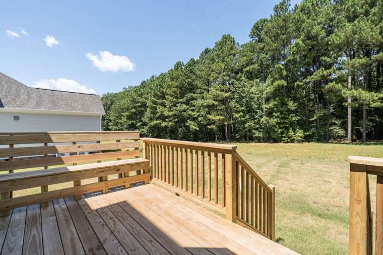 55 Walnut Hall — Rear Exterior & Deck